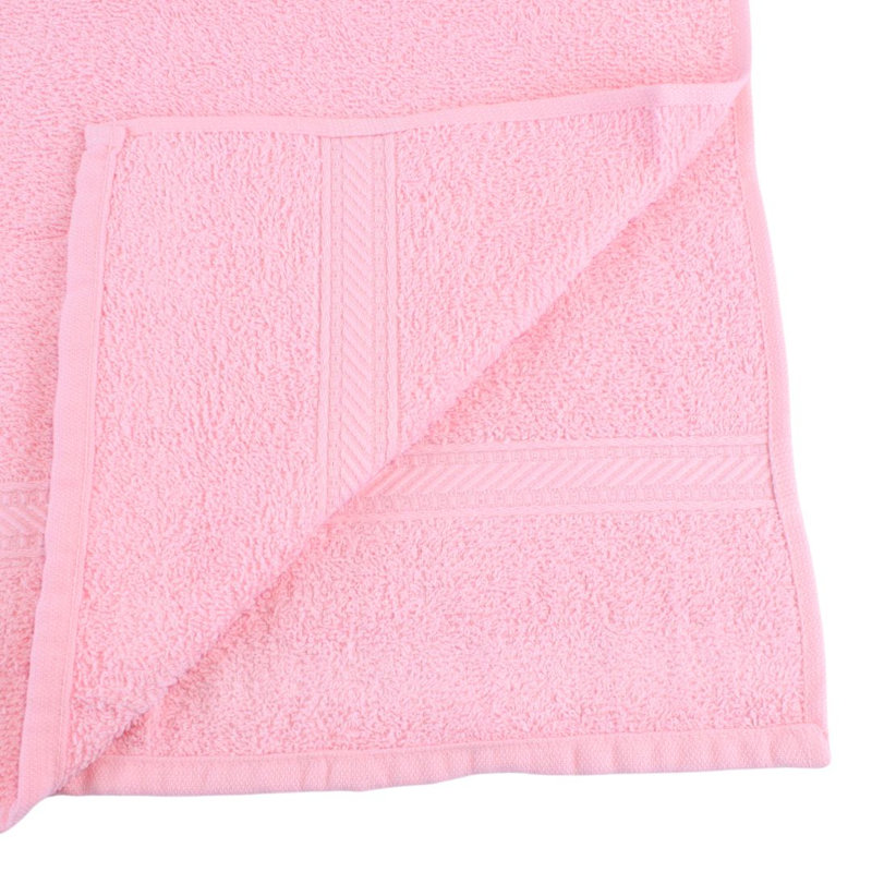 100% Cotton Hand Towel, Pink