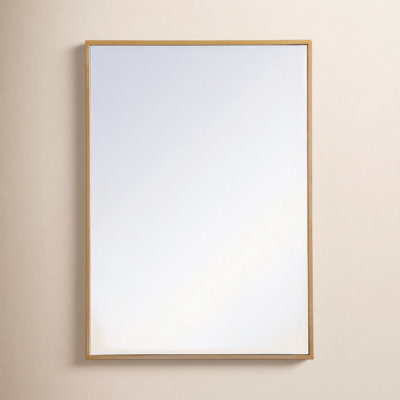 Clapp 28'' H Surface Mount Framed Medicine Cabinet with 2 Adjustable Shelves