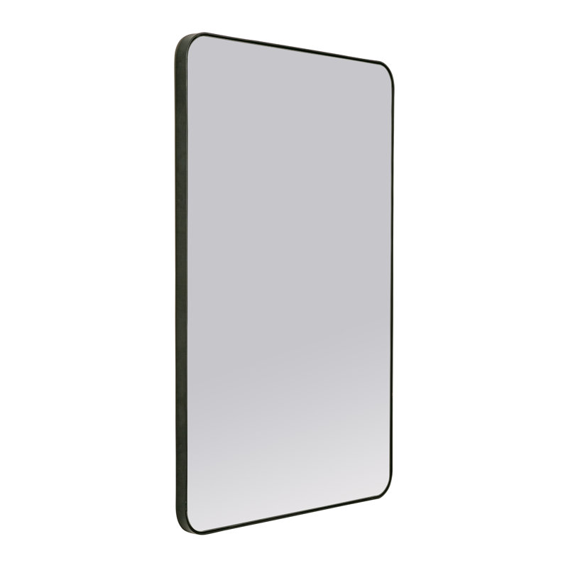 Somerset Accent Mirror, Matte Black, 36" H x 24" W