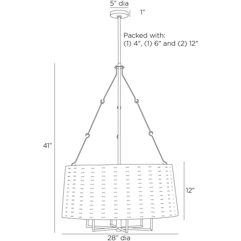 Felipe 6 - Light Chandelier