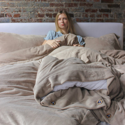 Near Suffocation Xtra - Coma Inducer® Oversized King Comforter Set - Earth