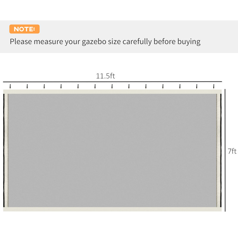 Moustiquaire de remplacement 10 pi x 13 pi, maille de remplacement 10 pi x 13 pi, crème
