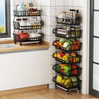 122cm H x 29cm W Utility Cart with Wheels