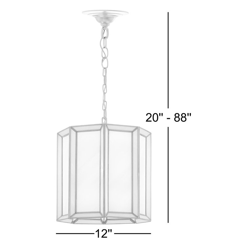 Luminaire suspendu géométrique à 1 lumière Daze