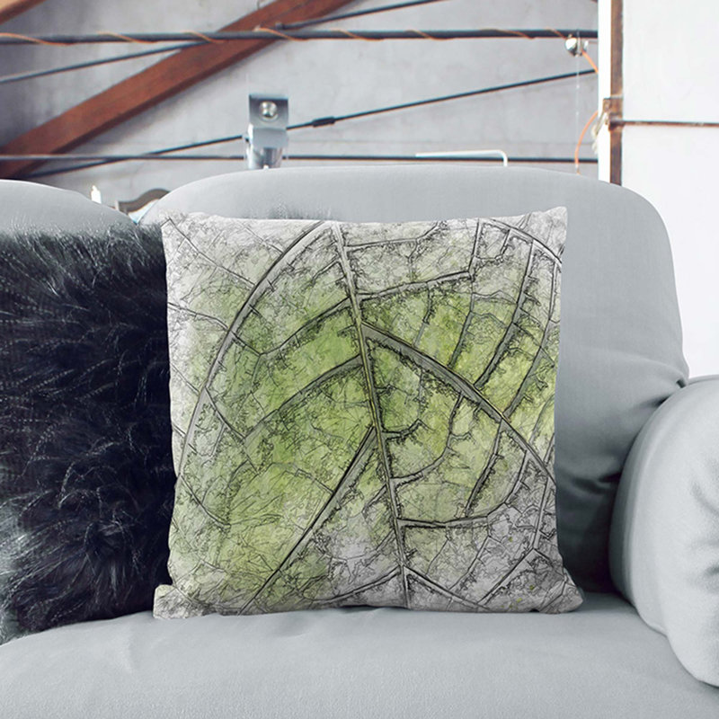 Square Throw Cushion, White, 55cm H x 55cm W x 20cm D