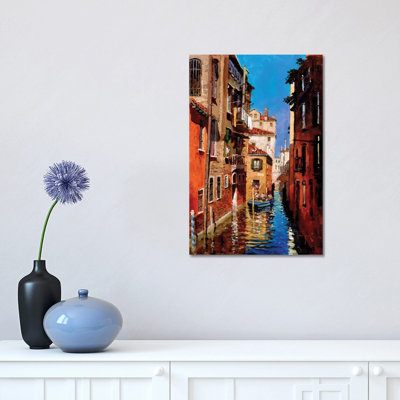 Dorsoduro by John Haskins - Wrapped Canvas Print