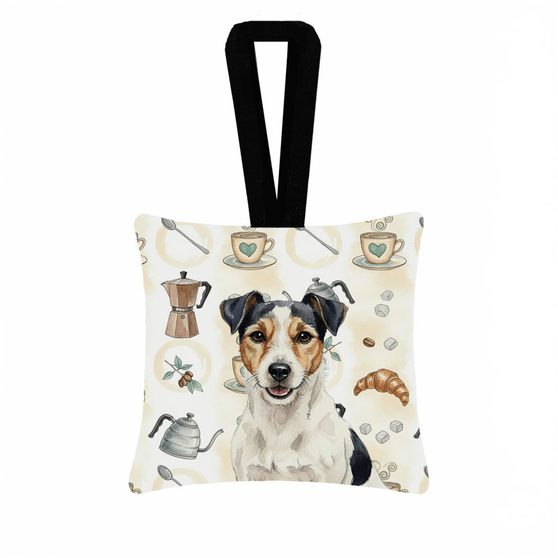 Ornement carré en tissu Parson Russell Terrier, Parson Russell Terrier
