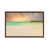 Classic Brown Wood Floater Framed