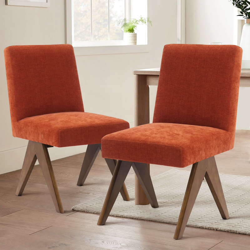 Brittnie 18'' H Upholstered Parsons Chair, Terra Performance