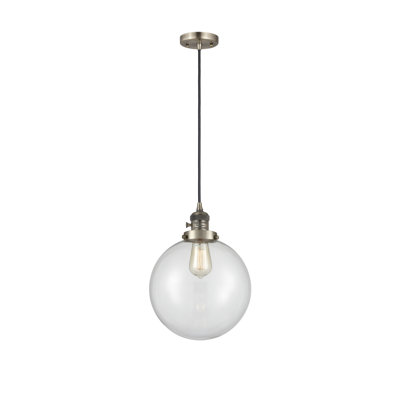 Luminaire suspendu sphère 1 lumière Lorri