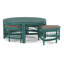 Raffles Rattan Cocktail Table with Benches-71441852-71441906