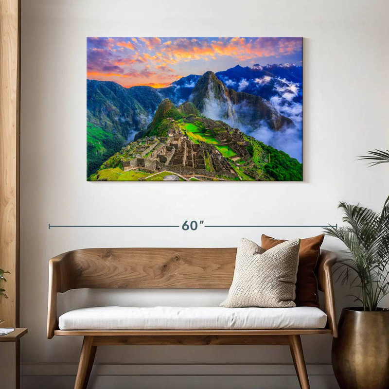 Lilie, ville inca, Machu Picchu, H 30 po x l 45 po
