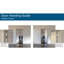 Porte intérieure pré-montée en cèdre blanc MODA 3-Lite-88518472-88518471