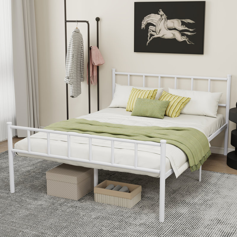 Cadre ouvert en métal, Complète, White
