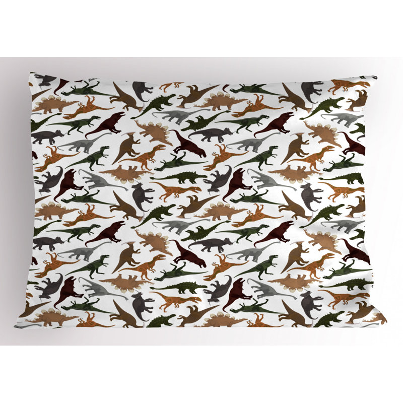 Dino Pillow Sham, Queen