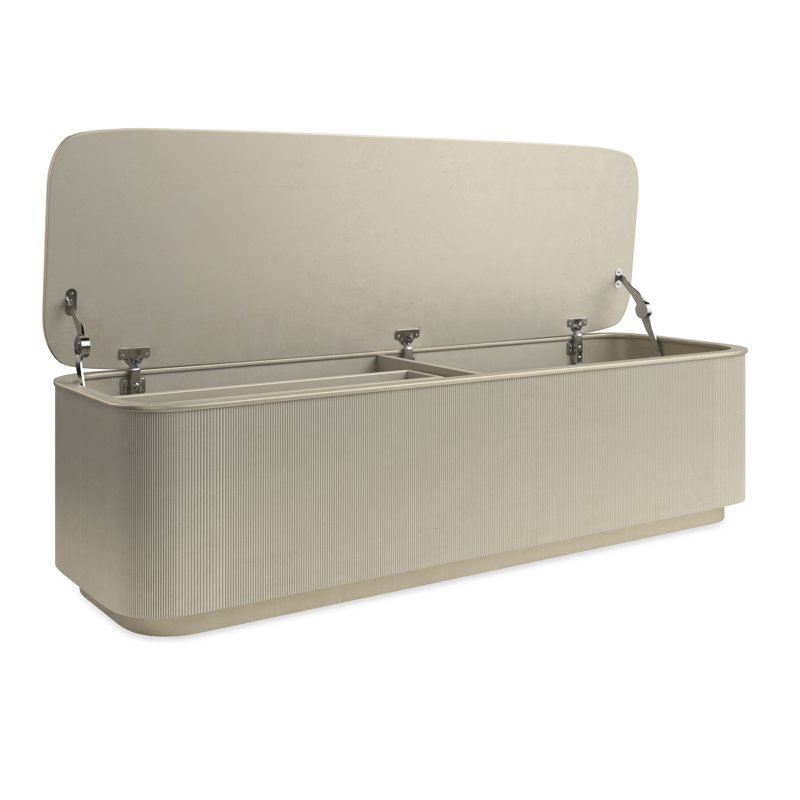 For The Love Upholstered Storage Bench