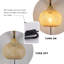 Modern Farmhouse Wicker Plug in Bamboo Wall Sconce-Lantern Basket Rattan Lampshade for Bedroom