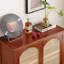 Console rectangulaire en bois massif noyer-131269631