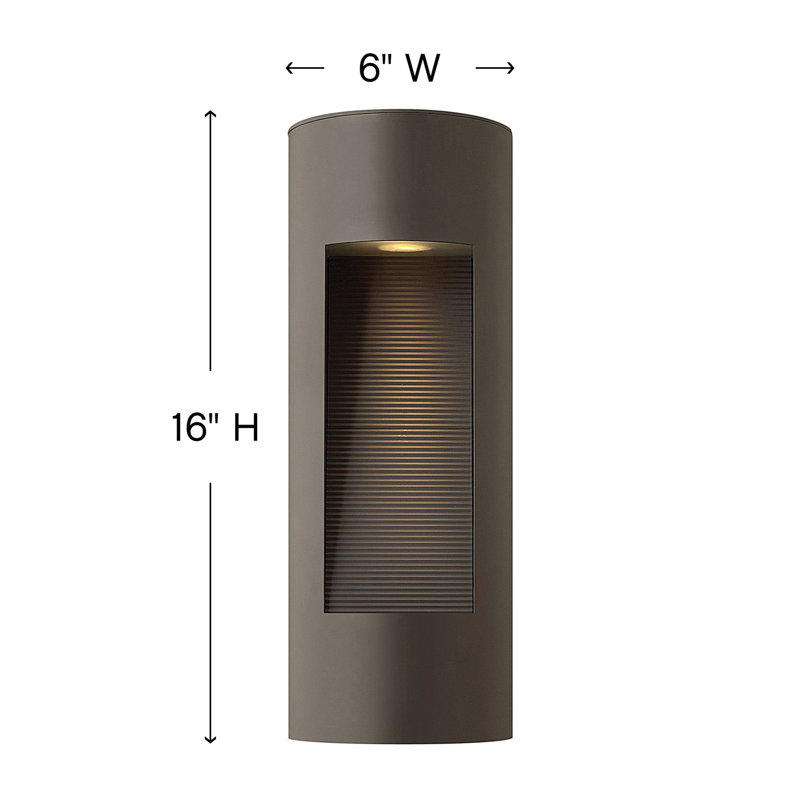 Luna 2-Light Outdoor Flush Mount, Small
