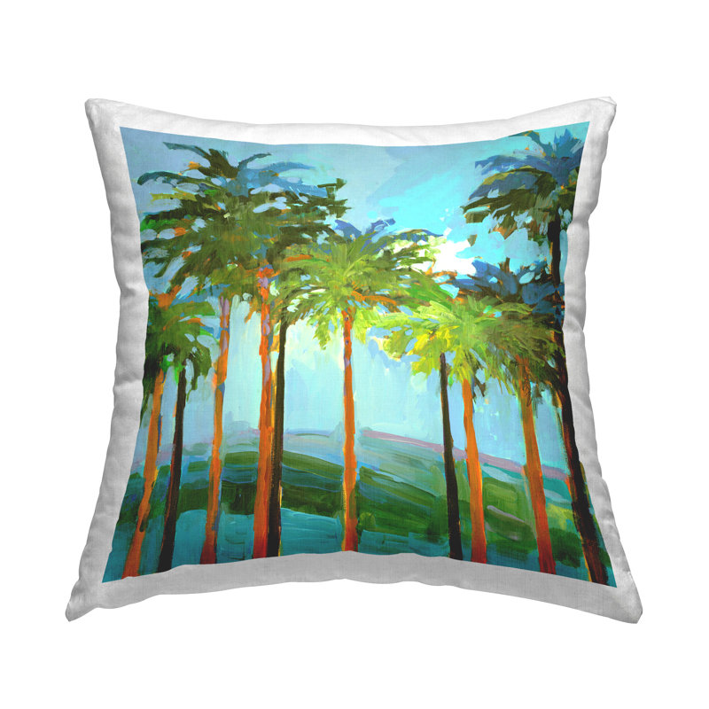 Coussin Tall Abstraction, imprimé par Jane Slivka