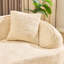 Beige incurvé avec un design compressé, peau douce - chenille, siège moyen, mousse et ressort, s'adapte à de nombreux décors de maison à 4 sièges, divers environnements