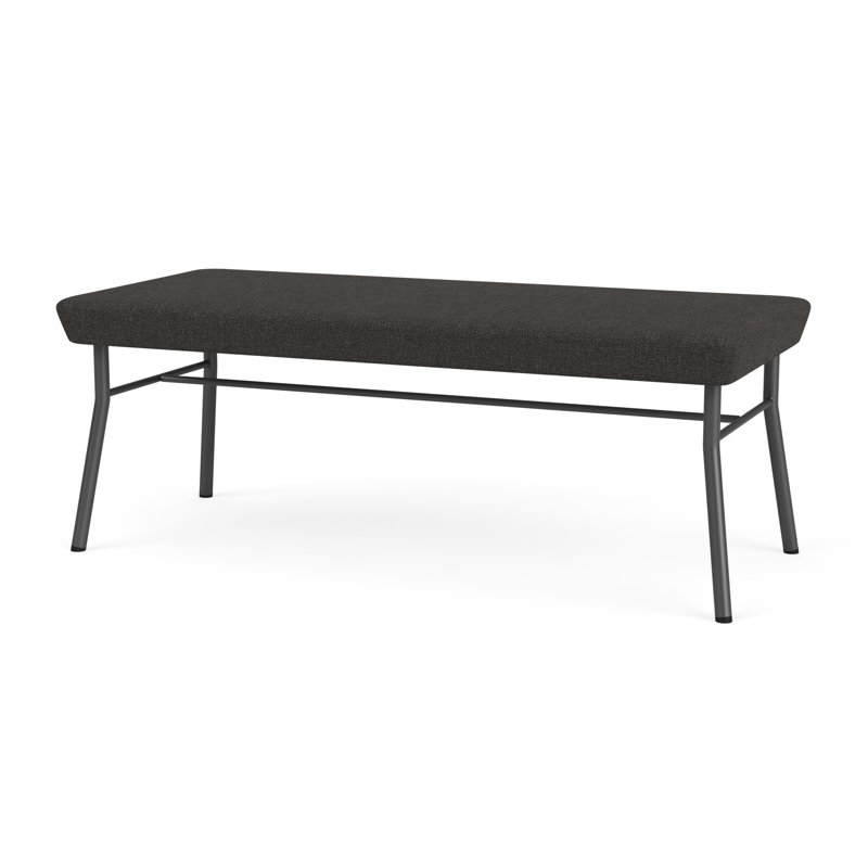 Banc en métal 2 places Chat, Gris anthracite, Archetype Smoke