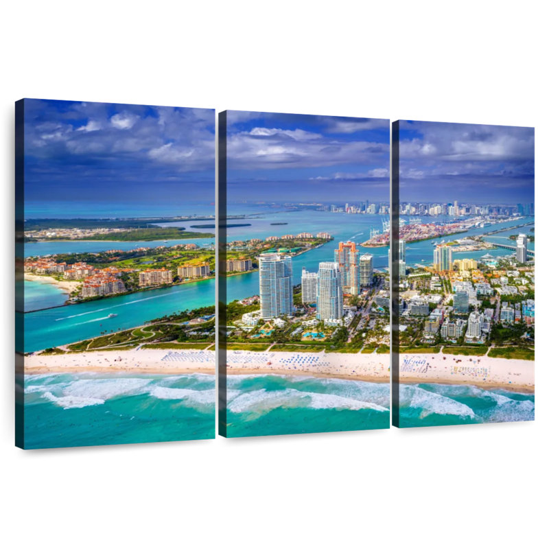 Nicci Miami South Beach II, 48" H x 74" W