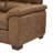 Vintage Brown Leather Three-Seat Sofa with Plush Tufted Cushions and Sturdy Wooden Legs for Timeless Comfort