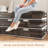 Storage Bin Under Bed Storage Containers Stackable Underbed Storage with Wheels-1658975762