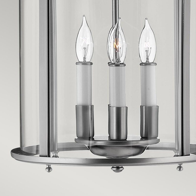 Tibbetts 4 - Light Lantern Pendant, Pewter