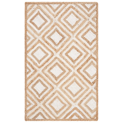 Arria Hand Woven Jute Geometric Rug