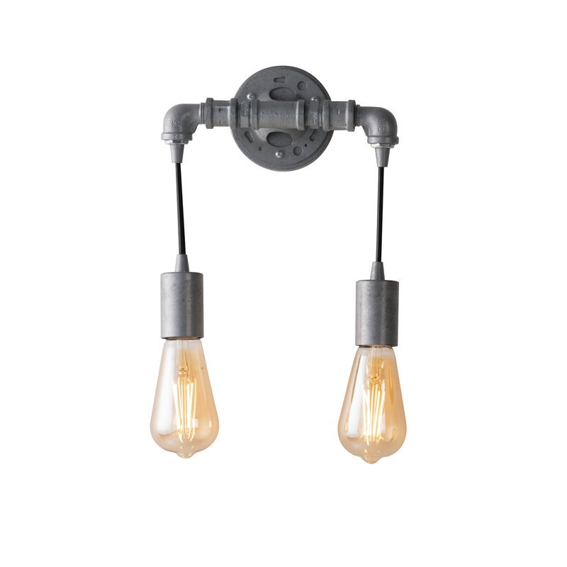 Bono Aluminium (hammered) Corner Wall Light