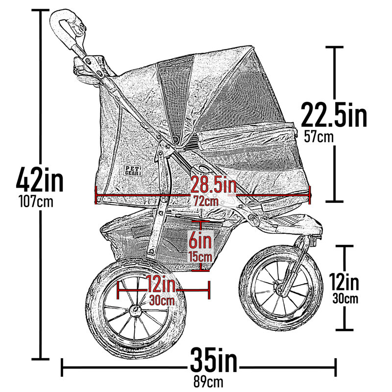 Jogger No-Zip Stroller, Espresso