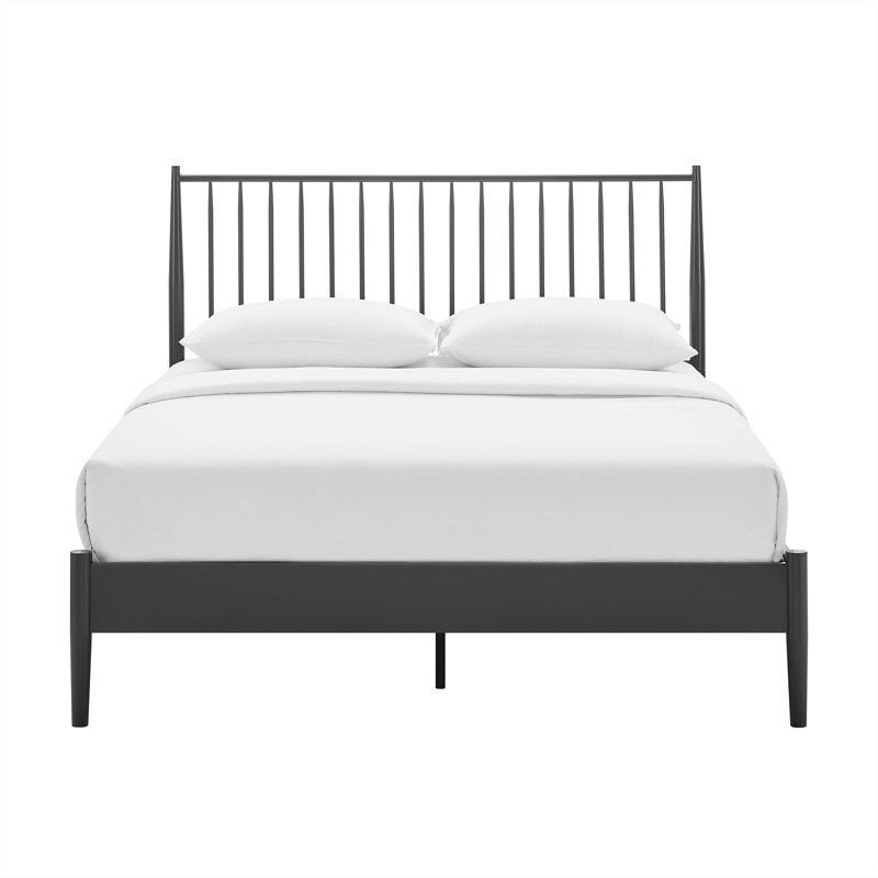 Adair Spindle Metal Platform Bed, Queen