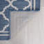 Tapis bleu à tissage plat Danesfield-633282731