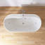 Baignoire tourbillon autoportante en acrylique 67 po x 32 po
