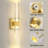 Crystal Wall Sconce Led Warm Light Wallchiere-1723888561