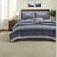 Ensemble de literie bleu marine, ensemble de courtepointe 6 pièces avec draps en coton, design moderne pour un usage domestique