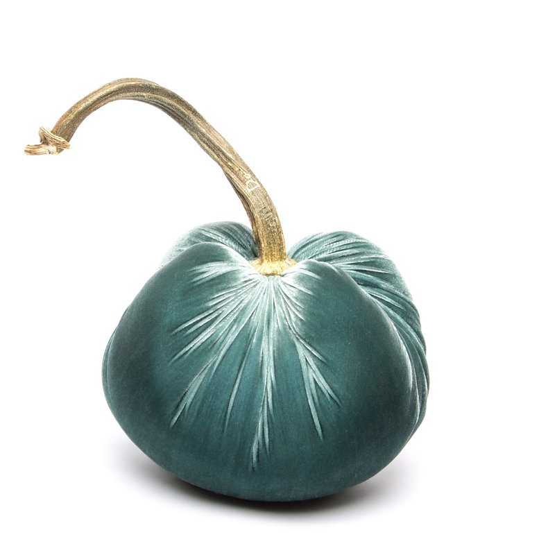 Wedgewood Silk Velvet Pumpkin, 13" H x 11" W x 11" D