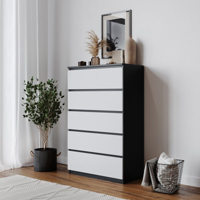 Baptistine 70cm W 5 - Drawer Chest of Drawers