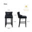 Tabourets de bar rembourrés en velours Lendell-545296685