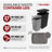 Rev-A-Shelf Polymer Replacement 35 qt. Trash Bin(s)-96003675-96003677