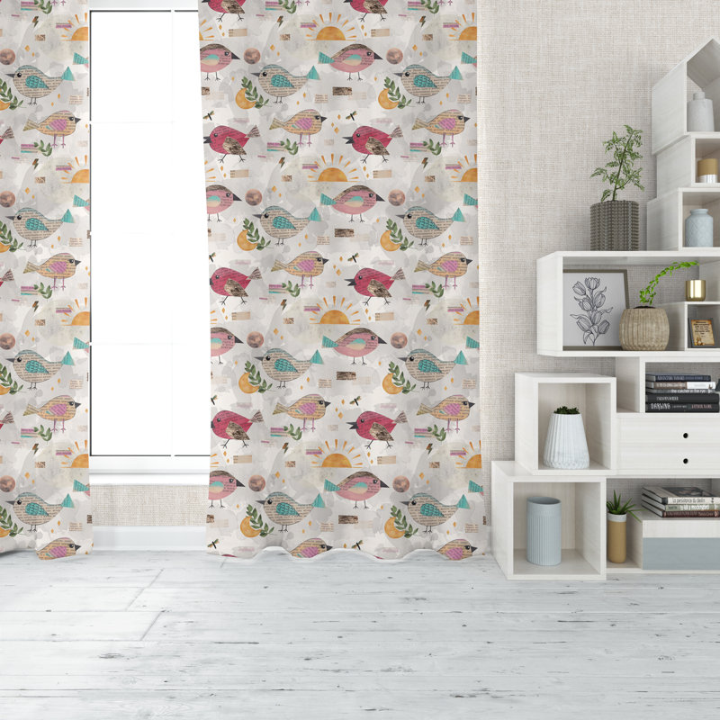 Karthic Room Darkening Curtain Pair, 40" W x 52" L