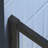 Matte Black Shower Door With 1/4" Tempered Glass, 34.625 In. X 72 -Angle Pivot Enclosure And Stainless Steel Handle Sliding Clear Black, Gorgeous