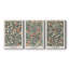 WM MORRIS Series DCCCXCV  -Custom Wrapped Gallery Canvas - 3 Pieces-946454030