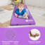 2 tapis d'exercice pliables pour enfants, tapis de gymnastique pliable 6 pi x 3 pi, poignées-108791107