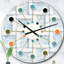 Horloge murale 3D Mid-Century-40745590