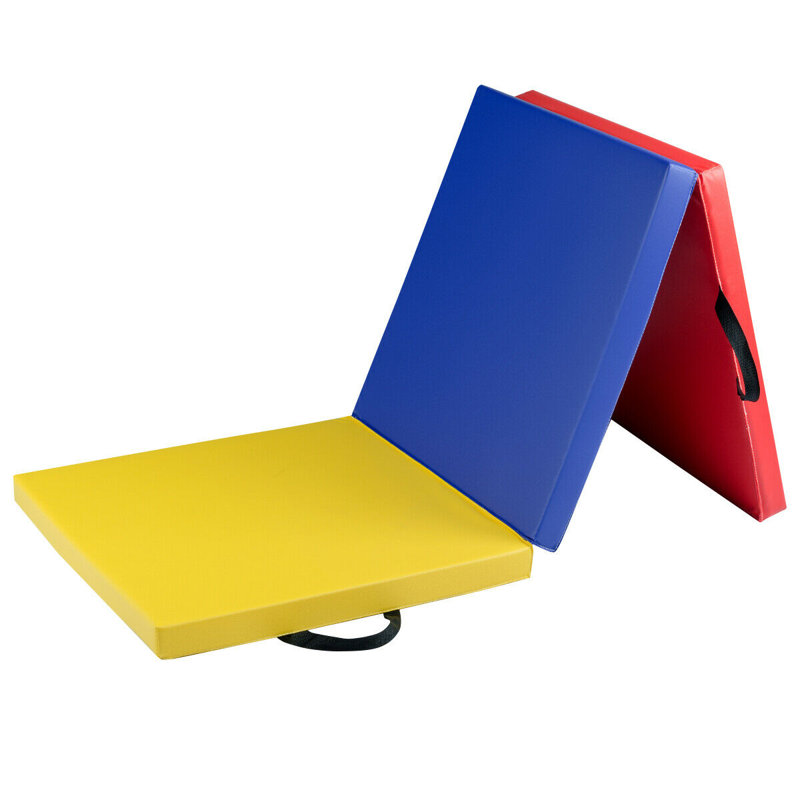 Tapis de jeu en cuir et mousse à trois volets