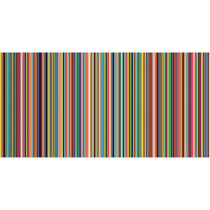 Proportionate Lines II Print by James McAllen, 30" H x 60" W, Glass Coat