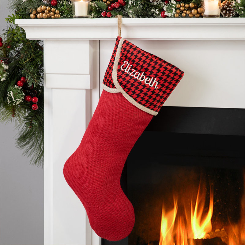 Personalized Swoop Cuff Stocking, Yes
